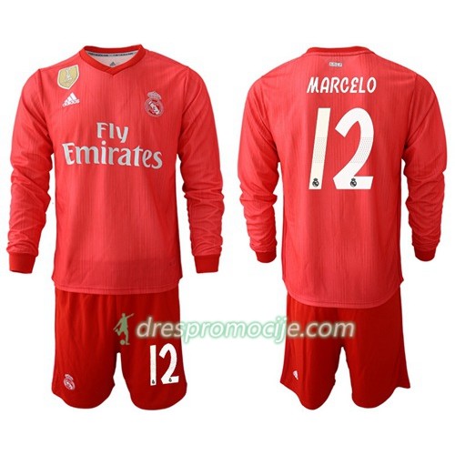 Real Madrid Dres Marcelo 12 Dječji Treći 2018/19 Dugim Rukavima Real Madrid Dres Marcelo 12 Dječji Treći 2018/19 Dugim Rukavima